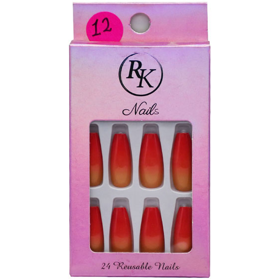 RK Reusable Nails 24 pieces/12