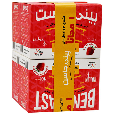 Benegast Strawberry Flavor 4X10 Sachet (Offer Pack)