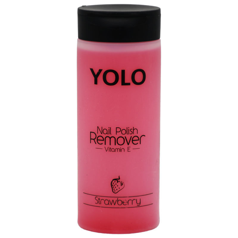 Yolo Nail Polish Remover Strawberry 135ml