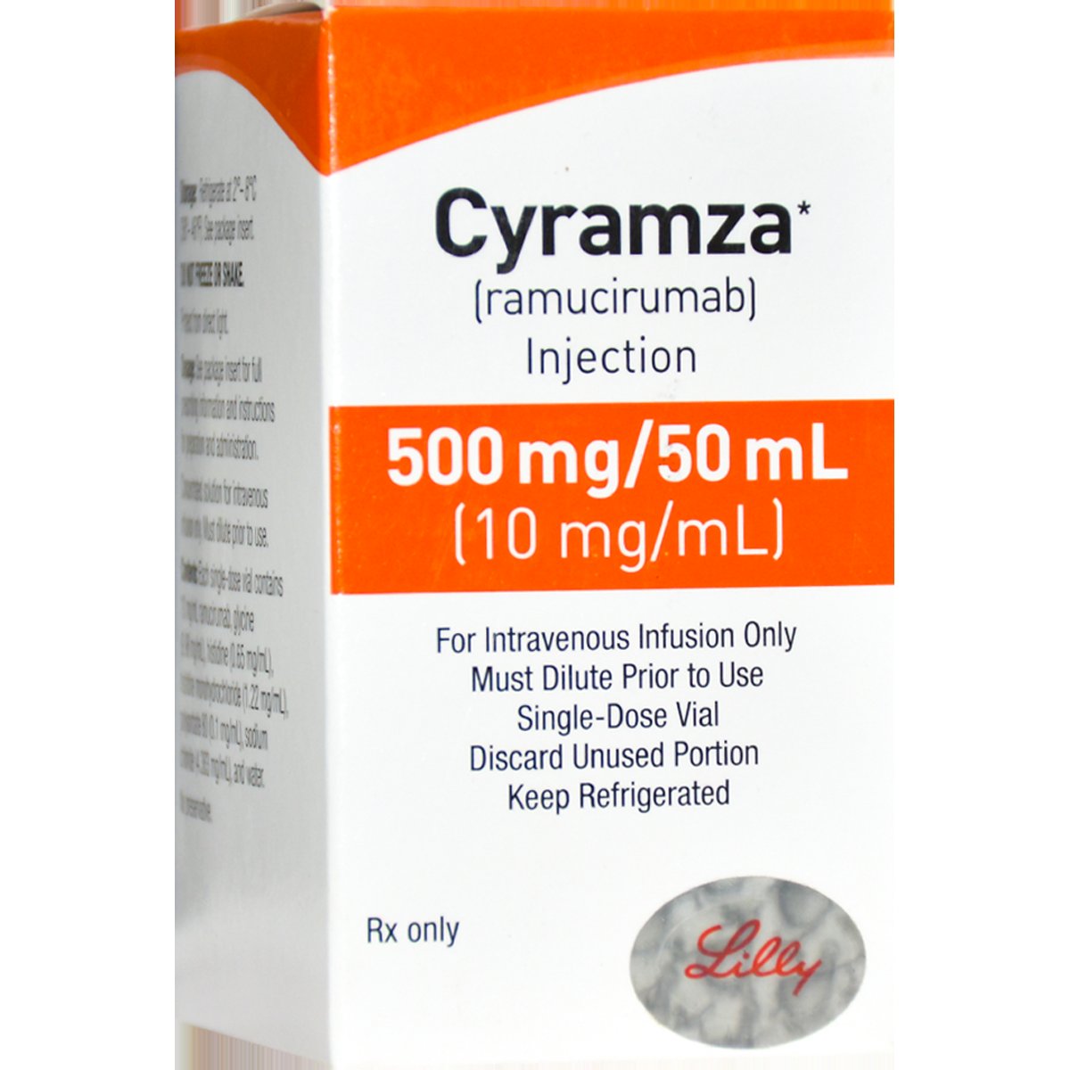 Cyramza 500mg/50 ml IV Infusion 1 Vial (Refrigerated) image number 0