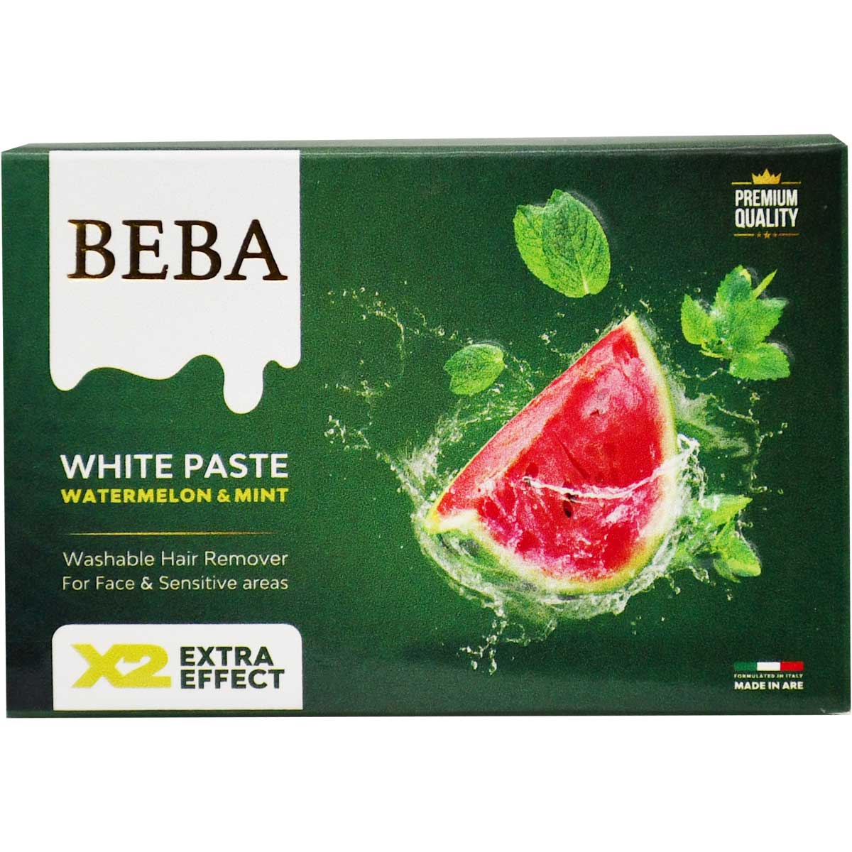 Beba Watermelon and Mint White Paste Hair Remover 100gm