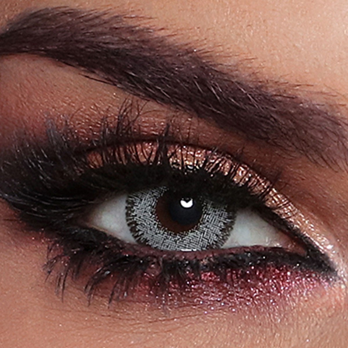 Bella Glow Color Lenses Husky Gray Green