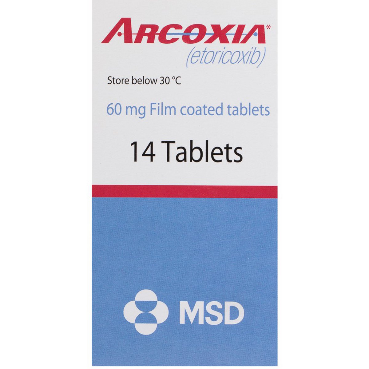 Arcoxia 60mg 14 Film Coated Tablets
