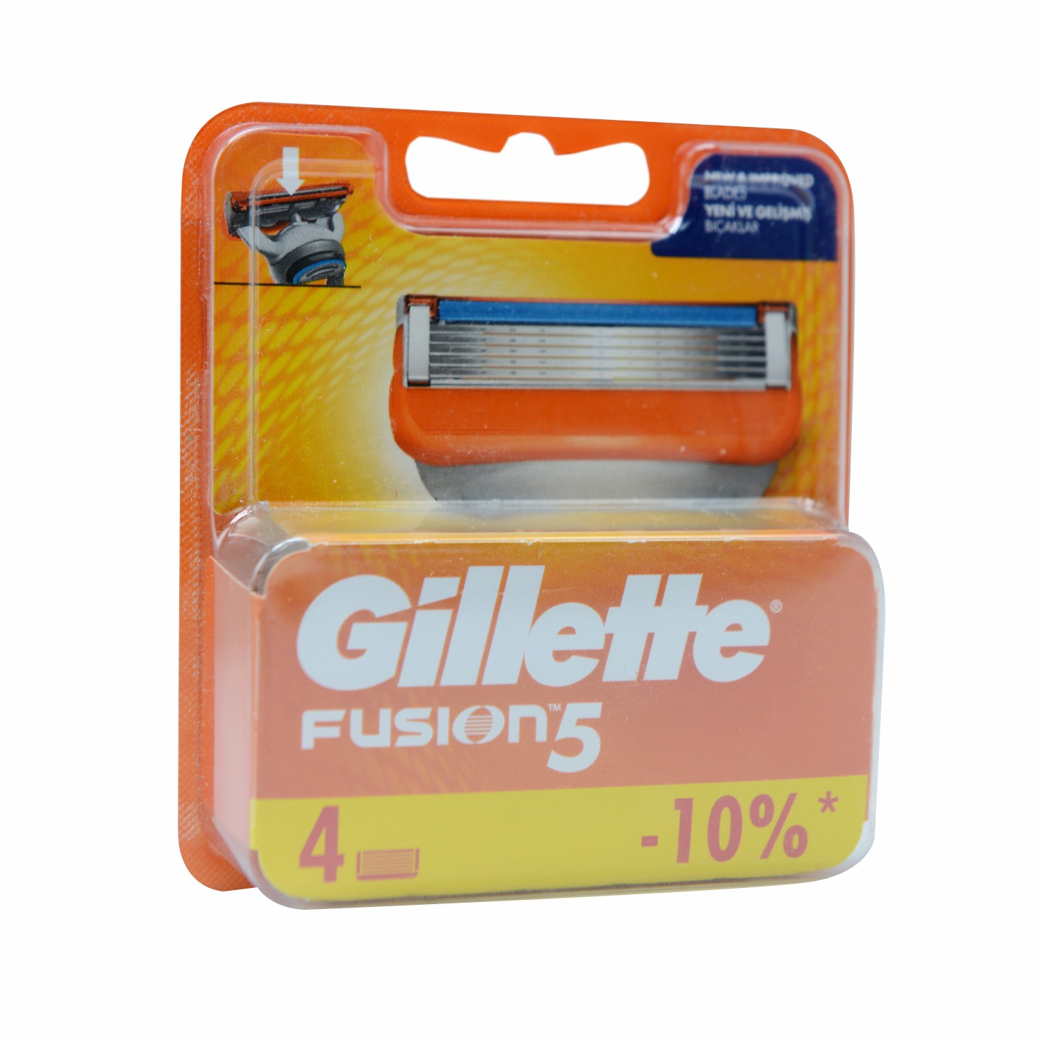 Gillette Fusion Blades 4 Pieces