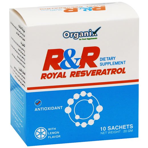 R&R Royal Resveratrol Lemon Flavor 10 Sachets