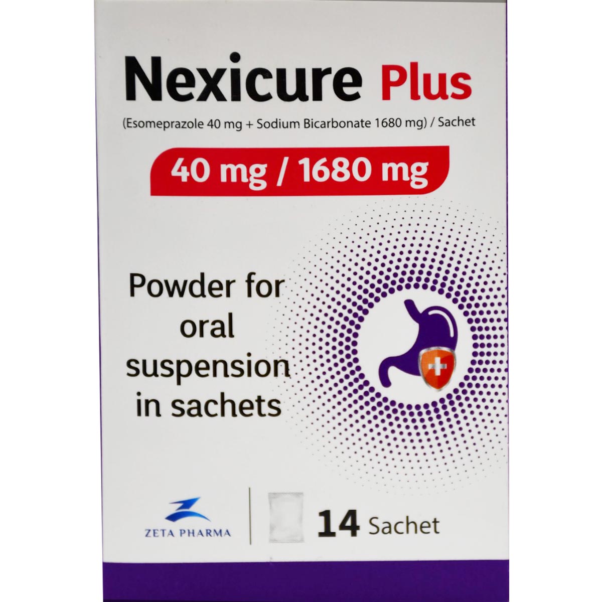 Nexicure Plus 40mg/1680mg 14 Sachets