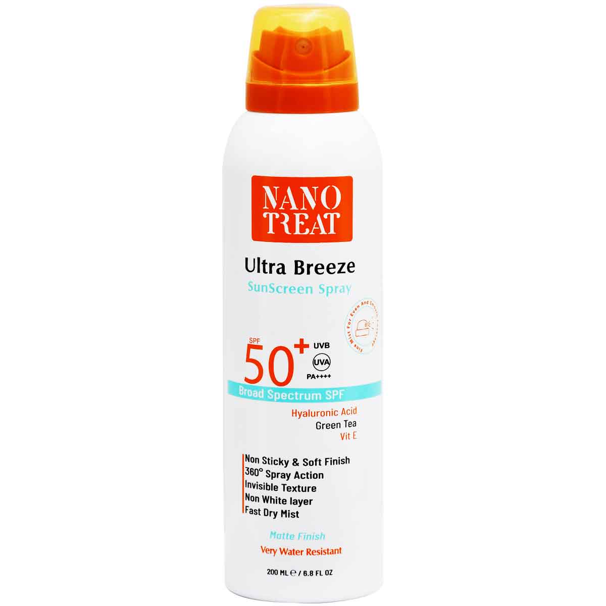 Nanotreat Ultra Breeze Sunscreen (50+) Spray 200 ml