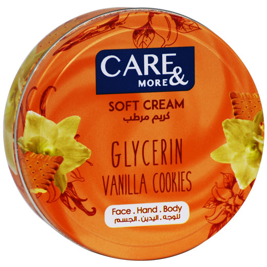 Care & More Glycerin Vanilla Cookies Soft Cream 125ml