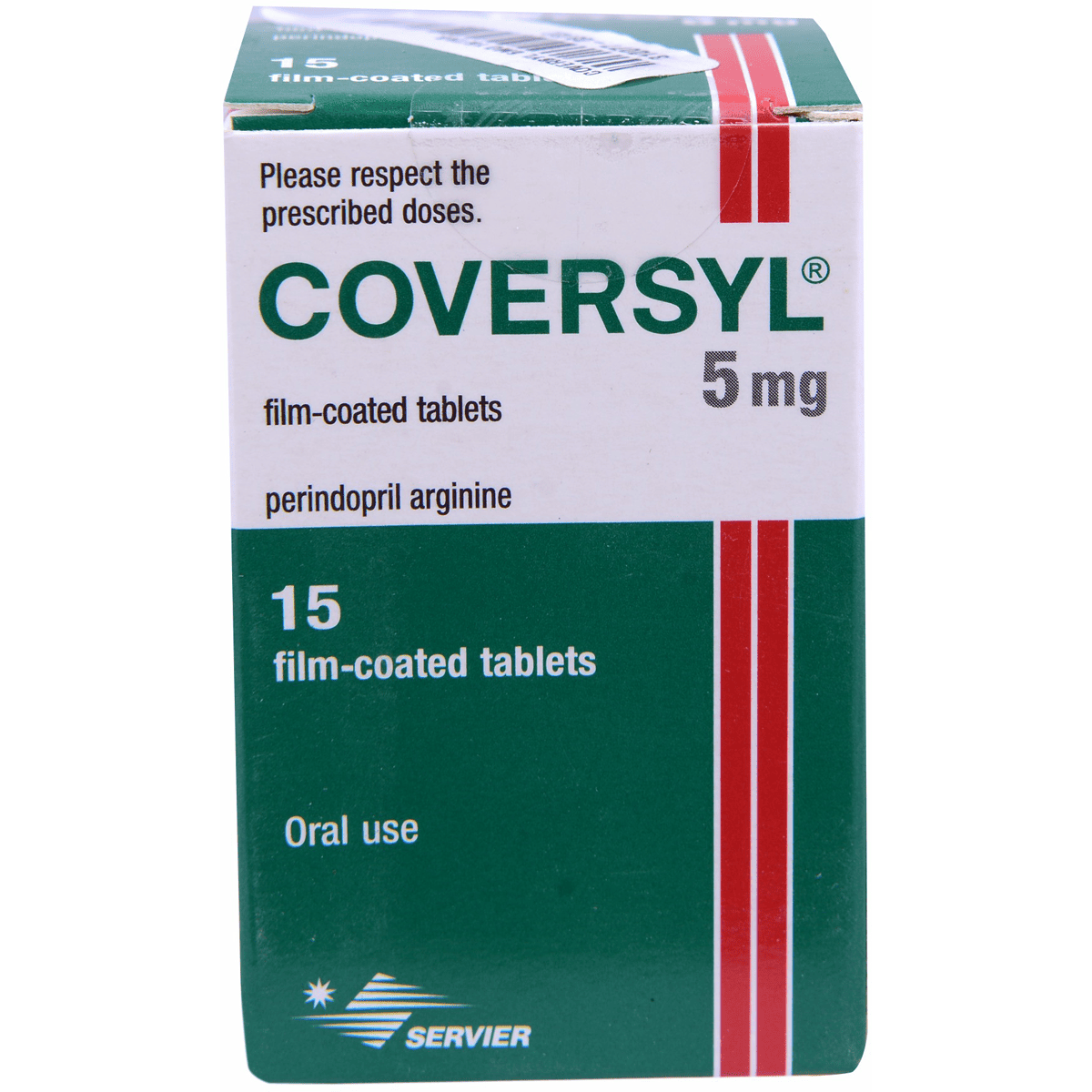 Coversyl 5mg 15 Tablets