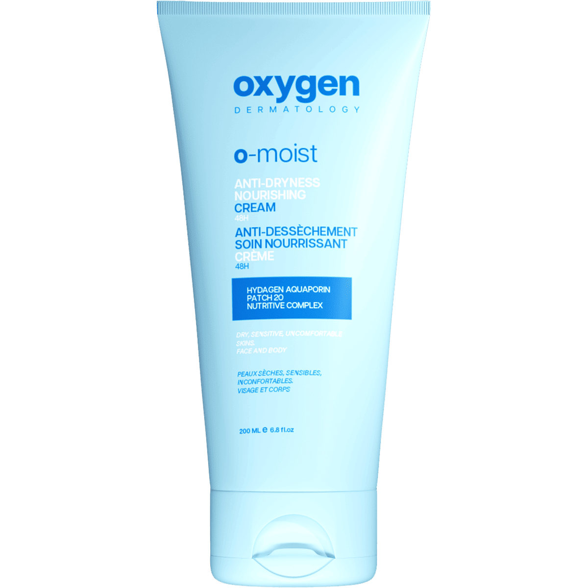 Oxygen O-Moist Anti Dryness Nourishing Cream 200ml