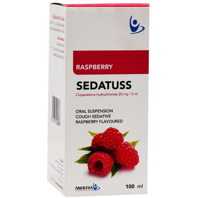 Sedatus 20mg/5ml Raspberry Flavor Suspension 100ml