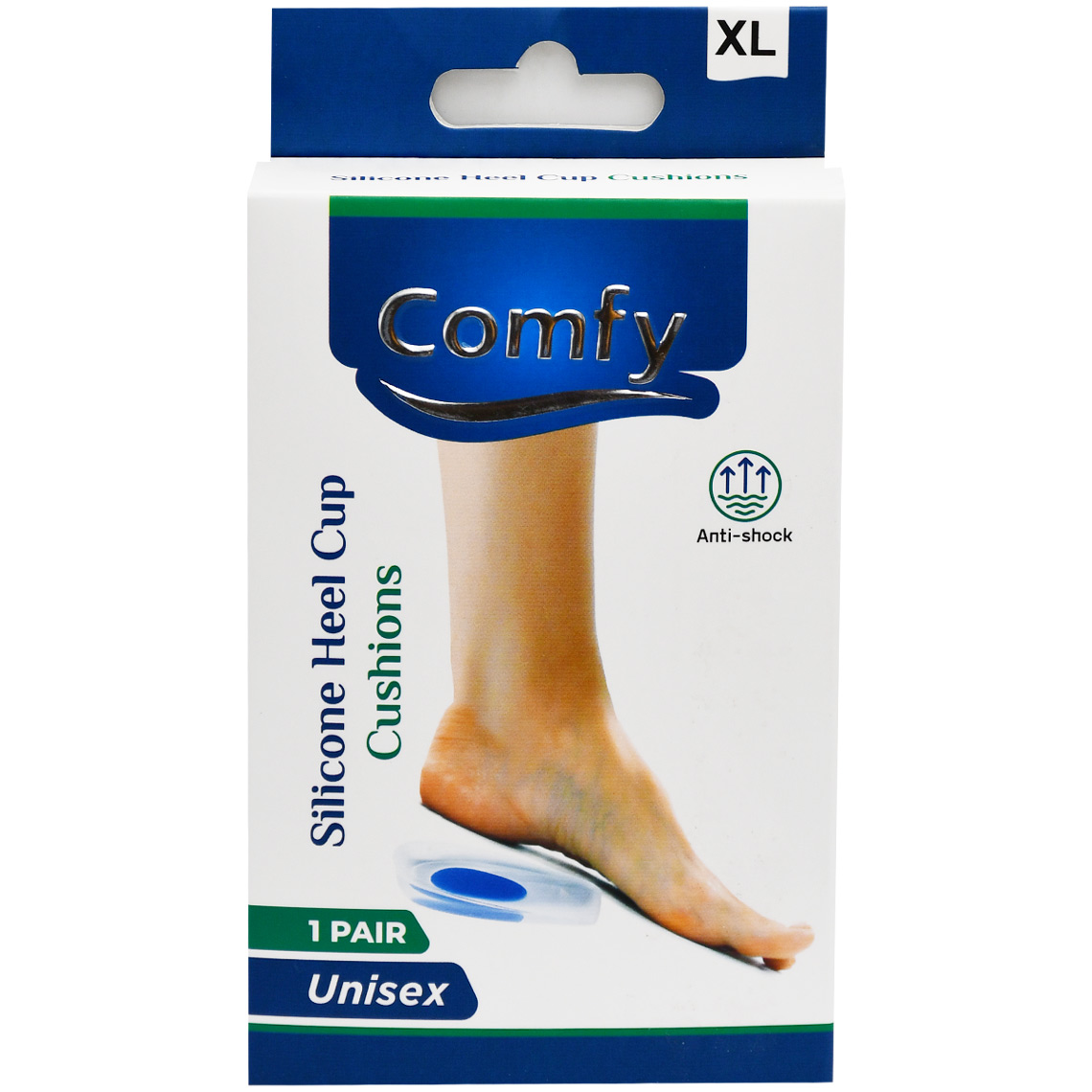 Comfy Silicone Heel Cup Cushions XLarge