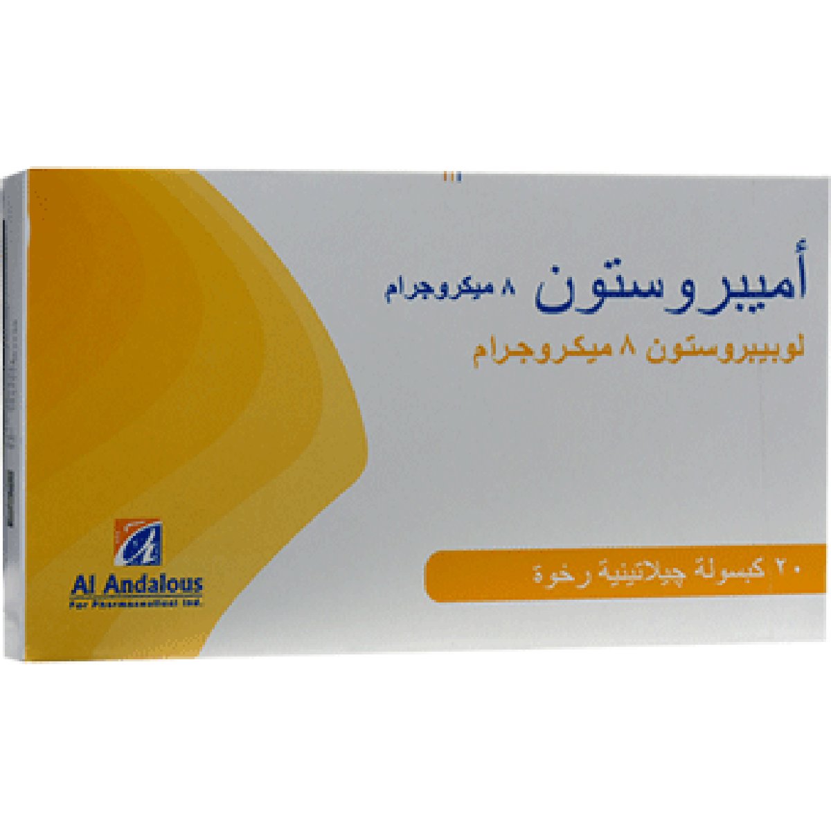Amiprostone 8mcg 20 Soft Gel Capsules