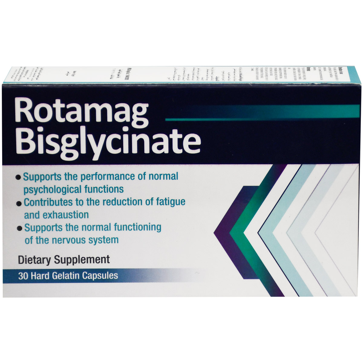 Rotamag Bisglycinate 30 Hard Gelatin Capsules
