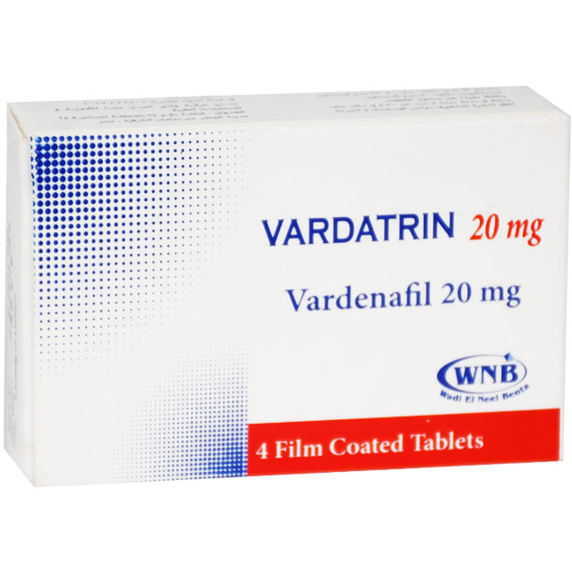 Vardatrin 20mg 4 Film Coated Tablets