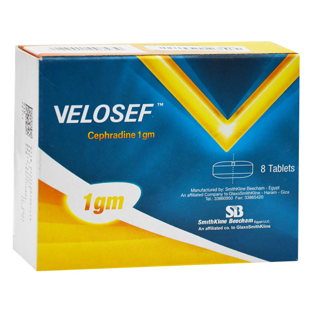 Velosef 1gm 8 Tablet