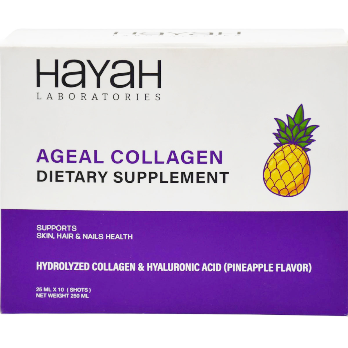 Ageal Collagen Pineapple Flavor (25 ml/Ampoule) 10 Oral Ampoules