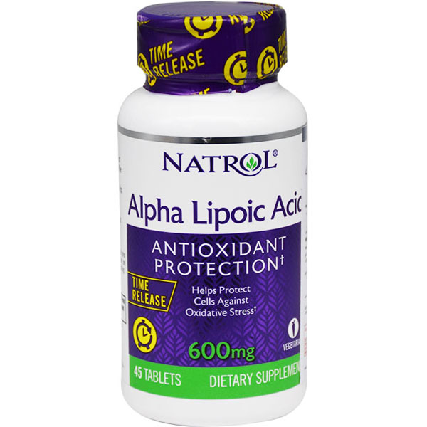Natrol Alpha Lipoic Acid 600mg 45/Tablets
