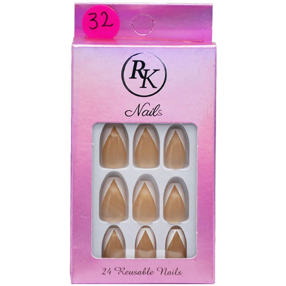 RK Reusable Nails 24 pieces/32