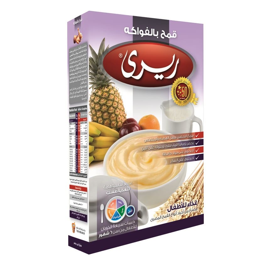 RIRI Wheat with Milk & Fruits (6 Month+) 200 gm