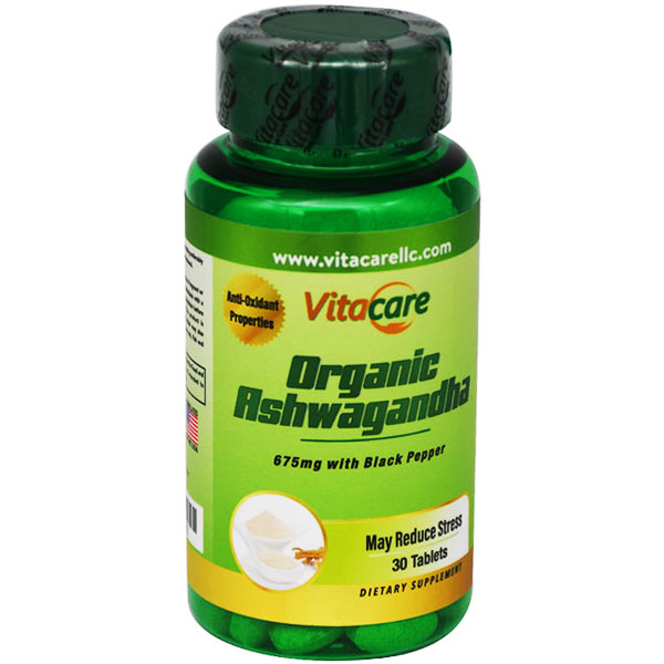Vitacare Organic Ashwagandha 30 Tablets