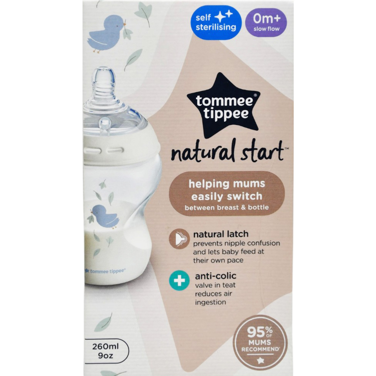 Tommee Tippee Natural Start Anti Colic Bottle 260ml