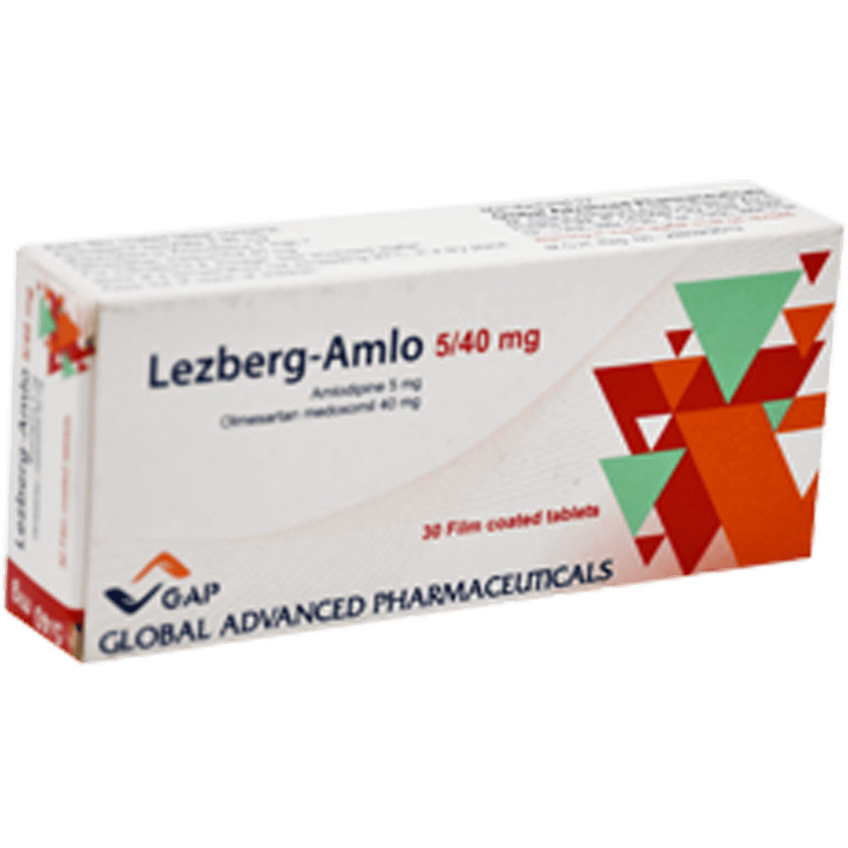 Lezberg-Amlo 5/40mg 30 Film Coated Tablet