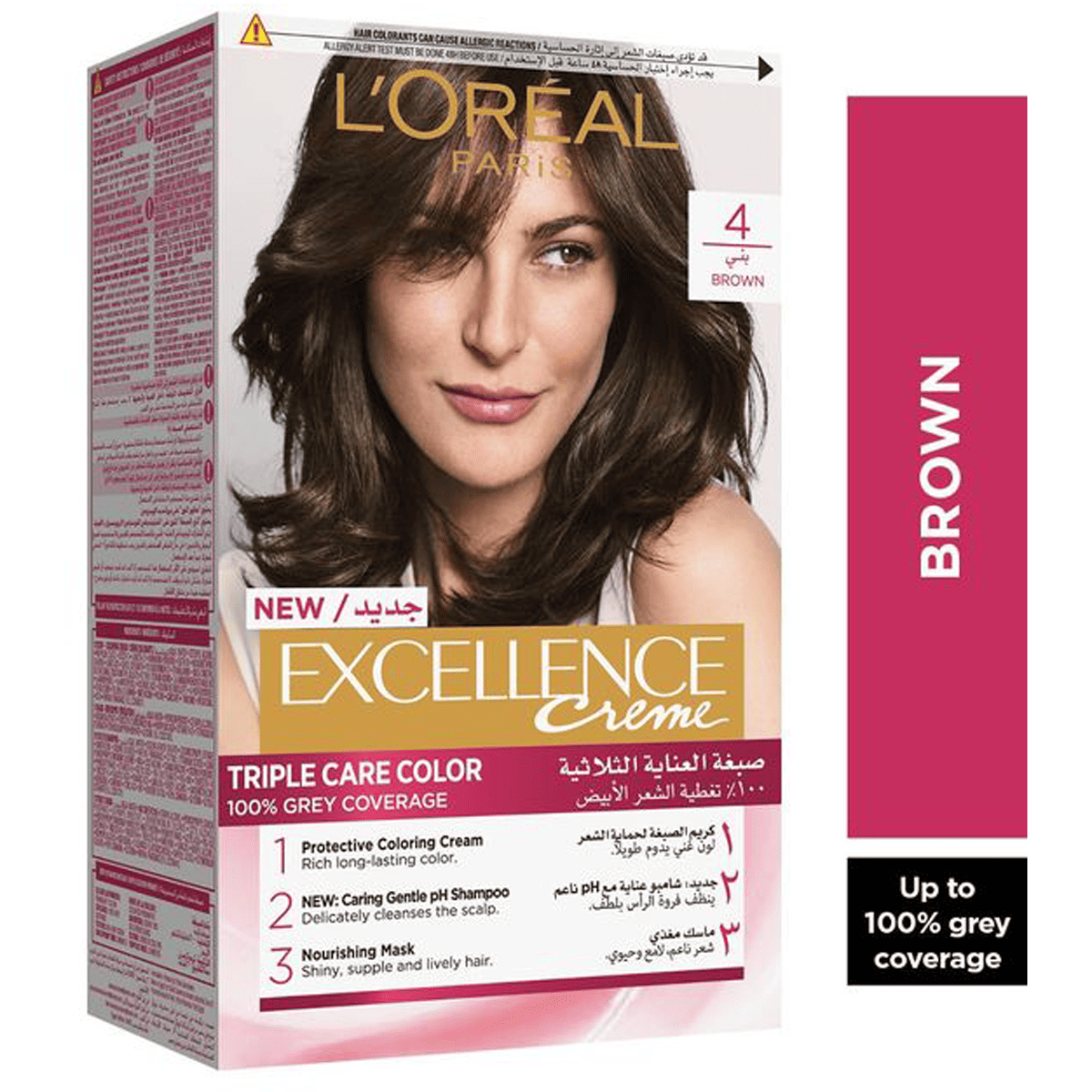 Loreal Excellence Cream/4 Brown