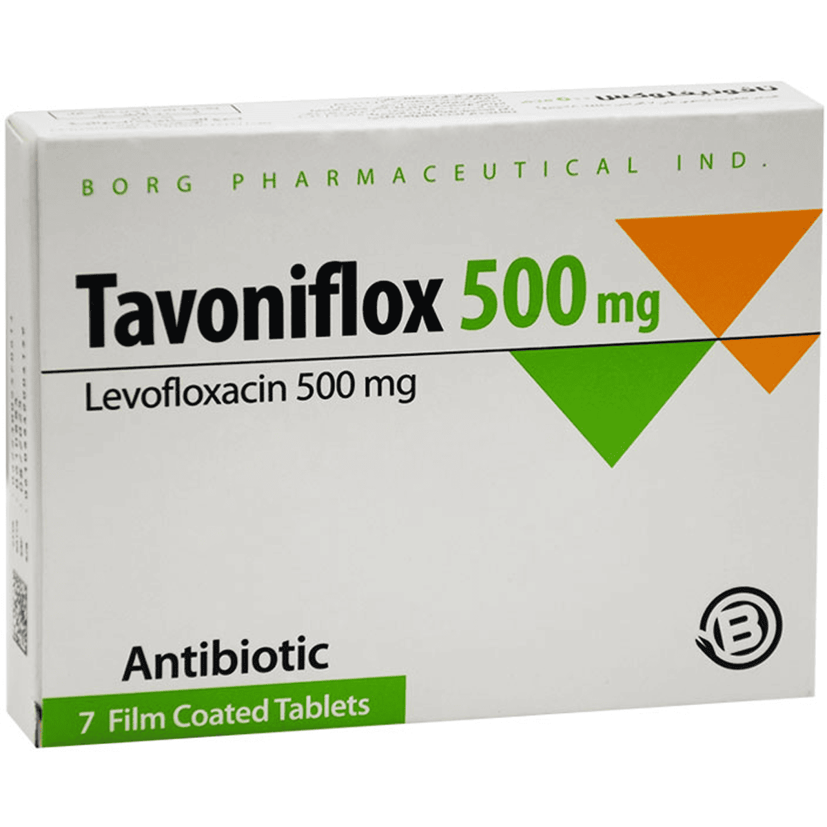 Tavoniflox 500mg 7 Film Coated Tablet