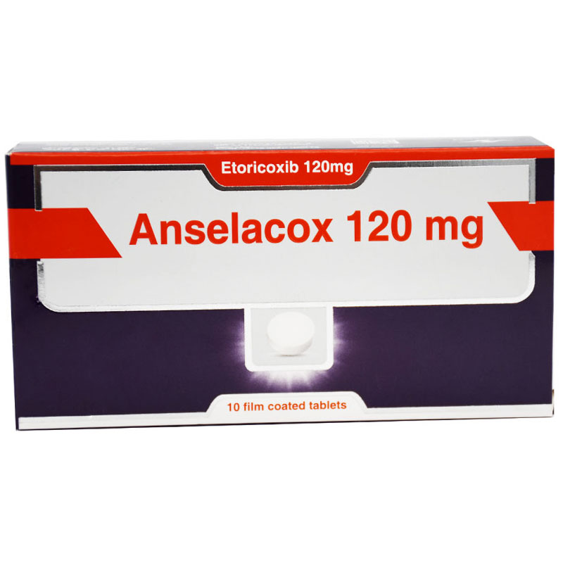 Anselacox 120mg 10 Film Coated Tablet