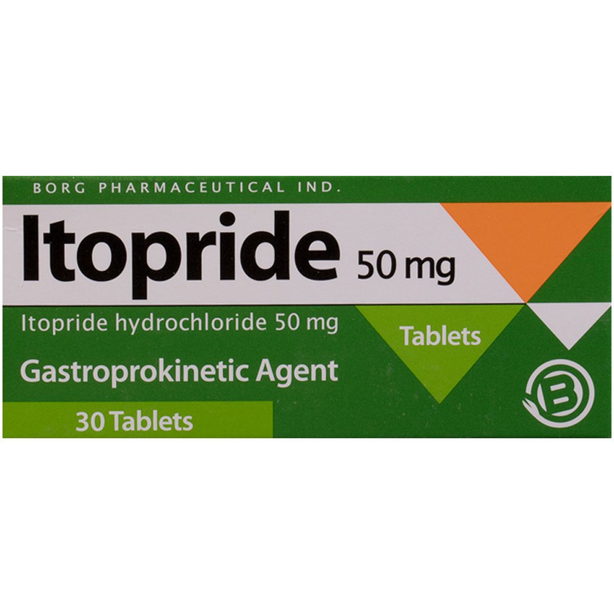 Itopride 50mg 30 Tablets