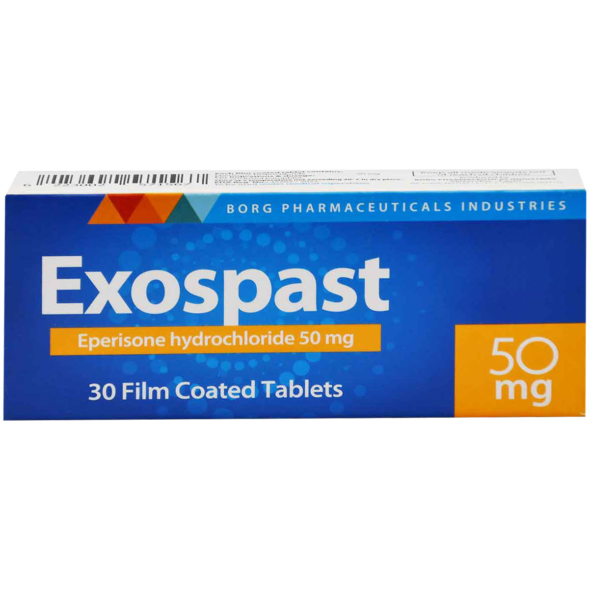 Exospast 50mg 30 Film Coated Tablets