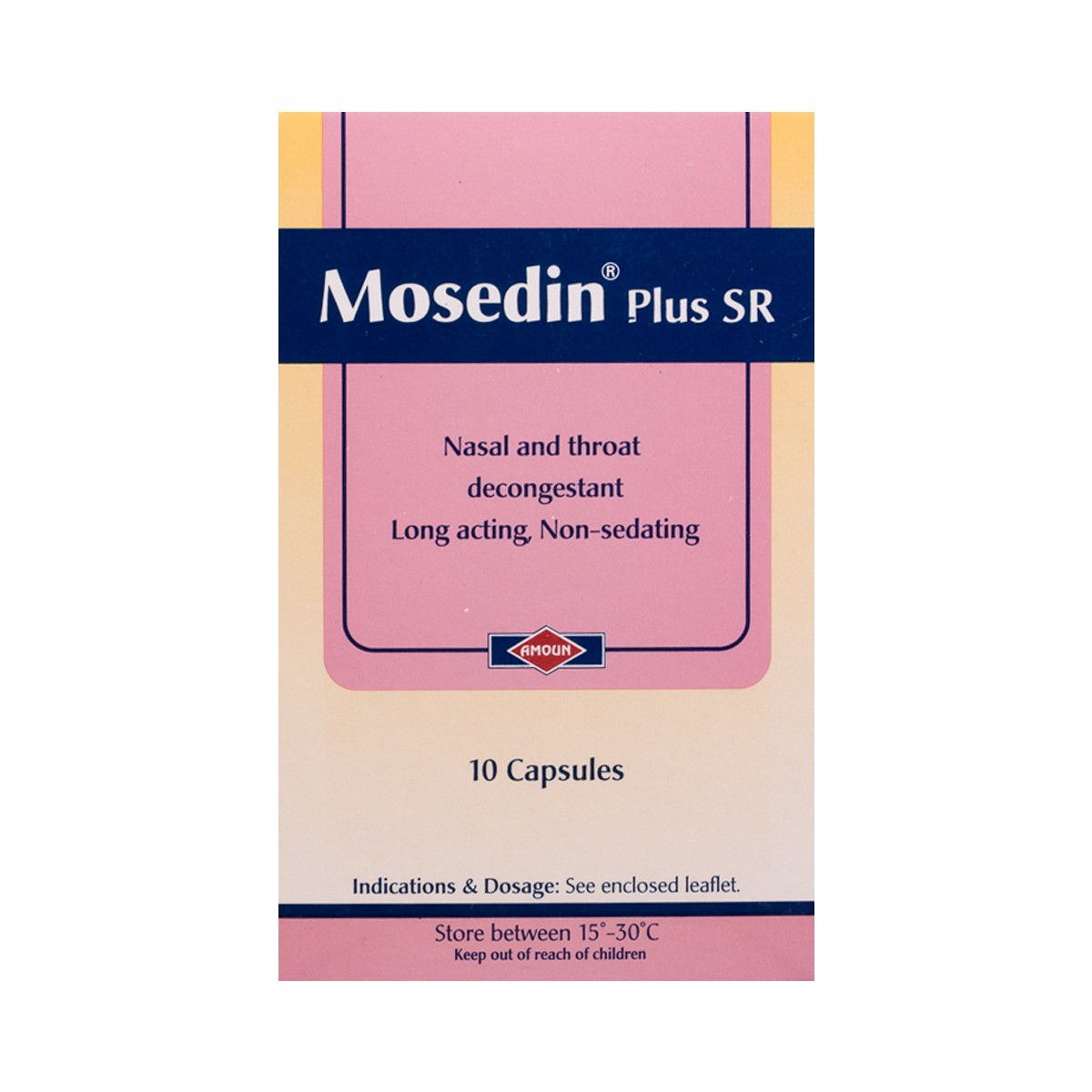 Mosedin Plus 120mg SR (Sustained Release) 10 Capsules