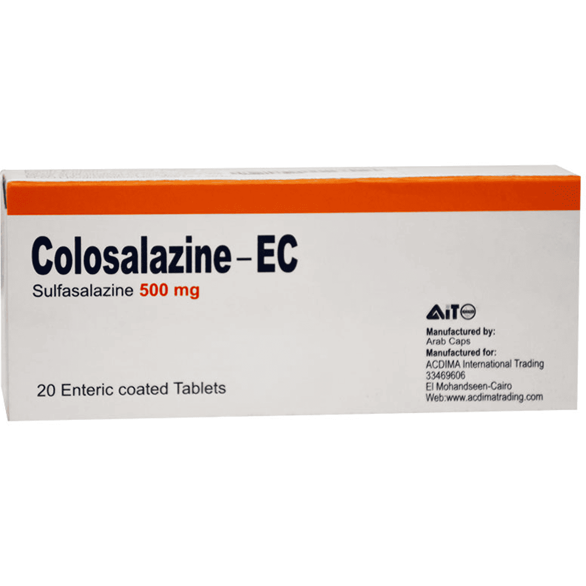 Colosalazine Ec 500mg 20 Tablets