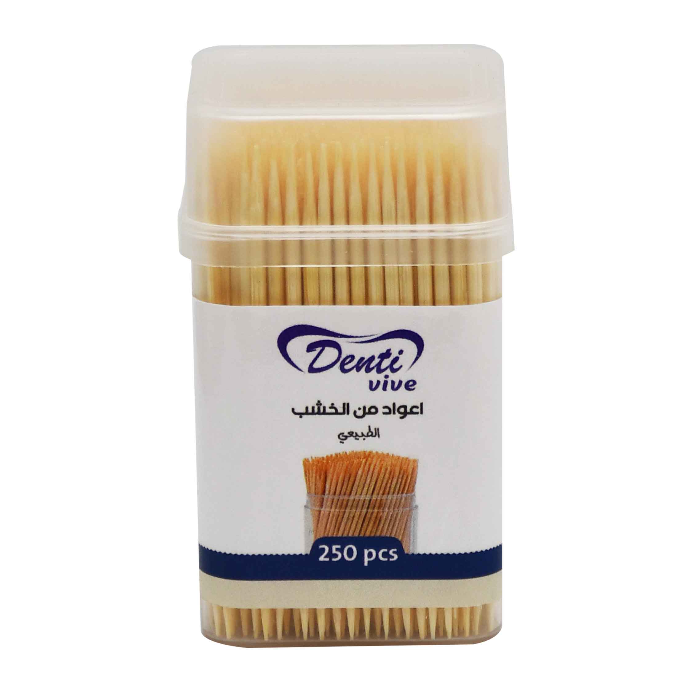 Denti Vive Wooden Tooth Sticks 250 Pieces