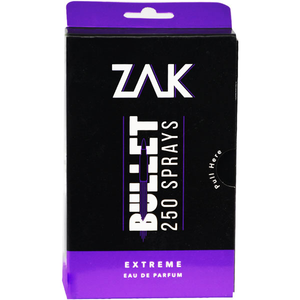Zak Bullet Extreme Eau De Parfum Spray For Men 25ml