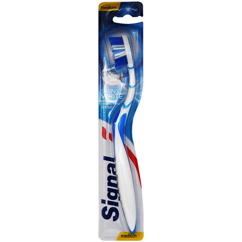 Signal Shiny White Tooth Brush Medium