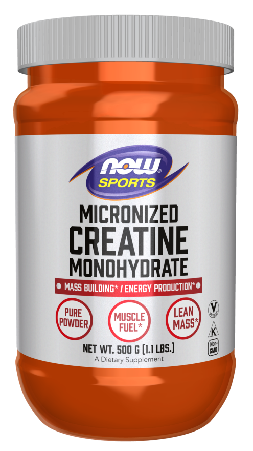 Now Micronized Creatine Monohydrate 500gm Powder
