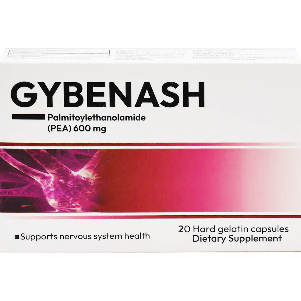 Gybenash 600 mg 20 Hard Gelatin Capsules