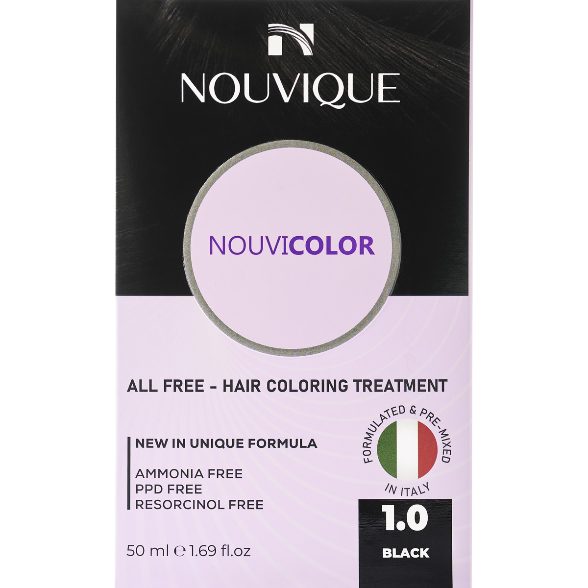 Nouvique Nouvicolor Hair Black 50 ml/1.0