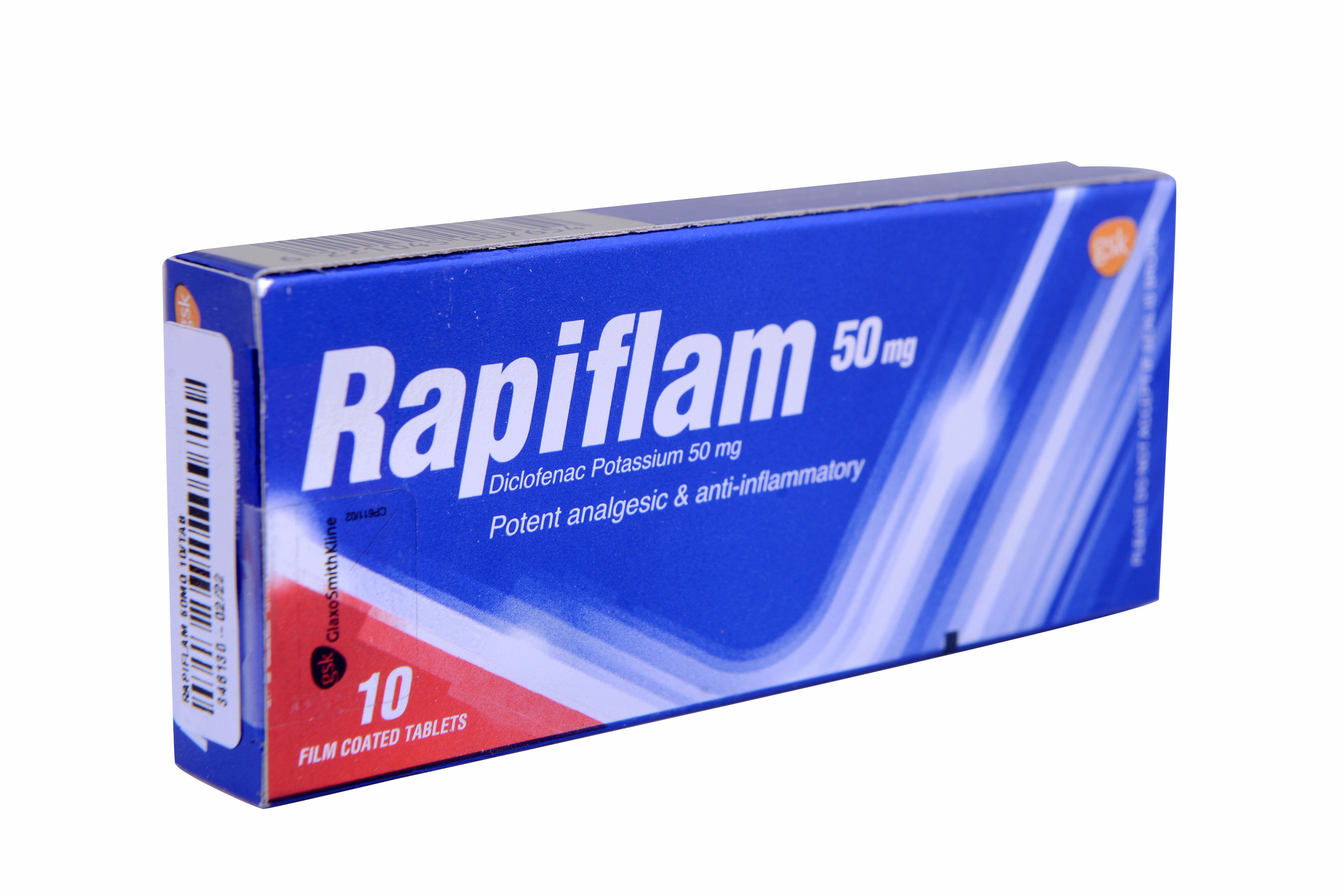 Rapiflam 50mg 10 Tablets