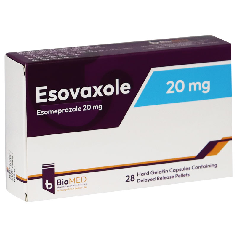 Esovaxole 20mg 28 Hard Gelatin capsules