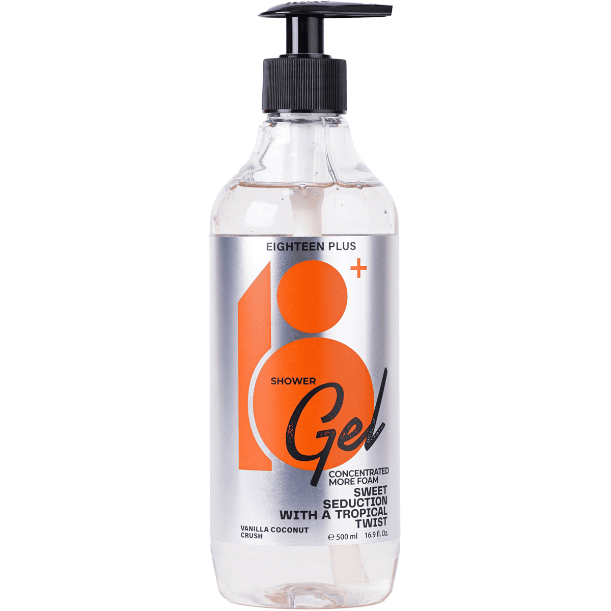 Eighteen Plus Vanilla Coconut Shower Gel 500 ml