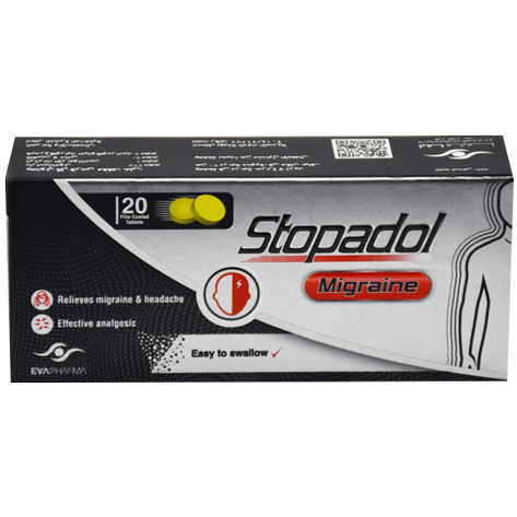 Stopadol Migraine 20 Film Coated Tablets