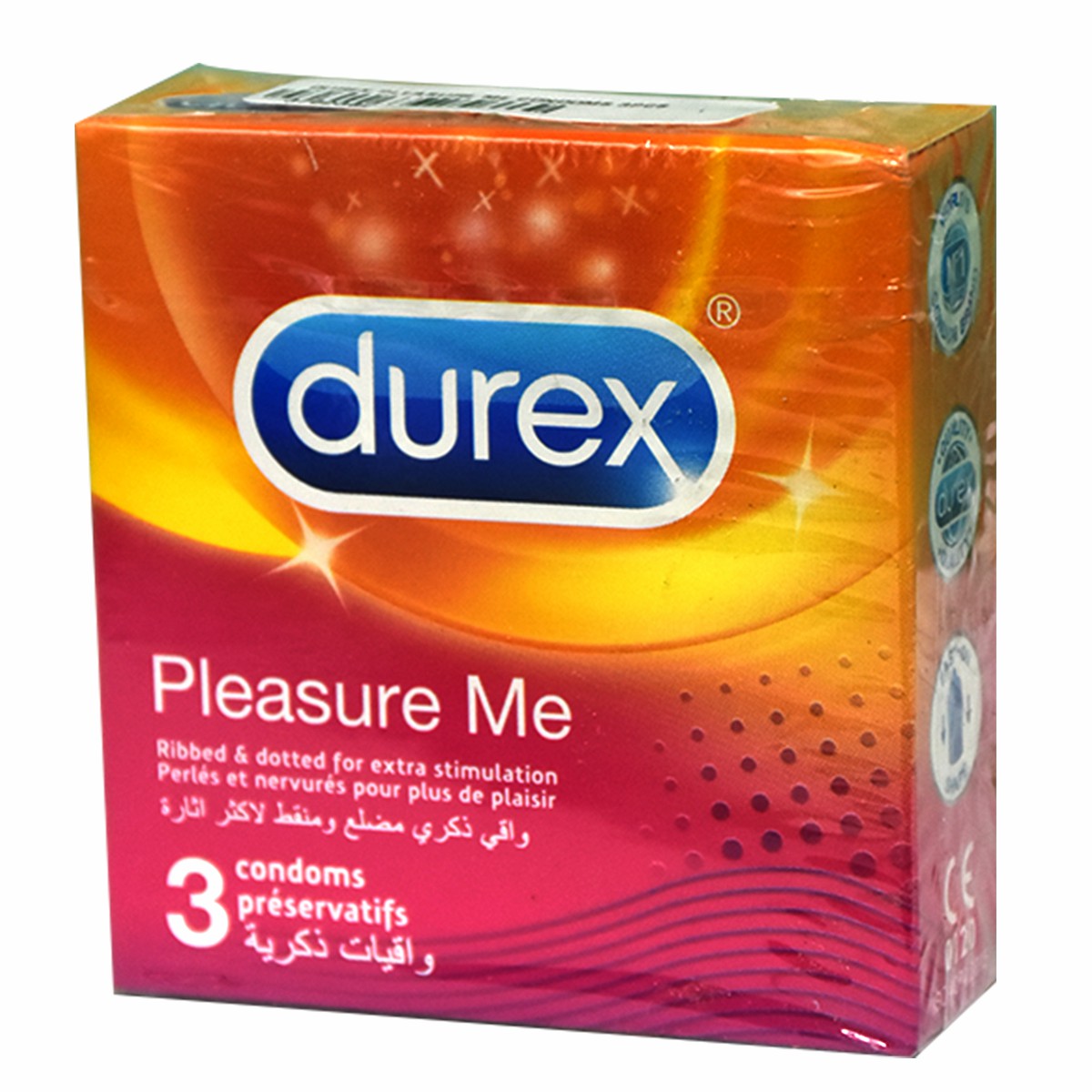 Durex Pleasure Me Condoms 3pcs