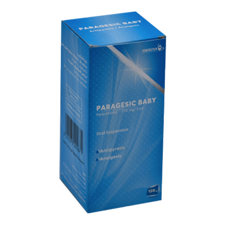 Paragesic Baby 120mg/5ml (120ml) Syrup