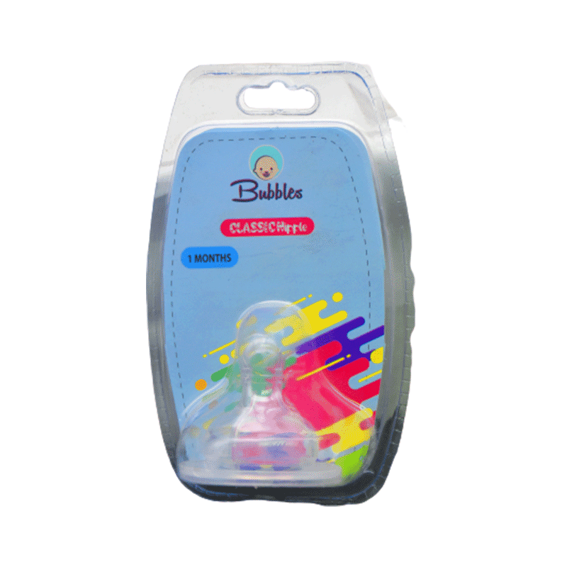 Bubbles Classic Nipple Silicone (1) M
