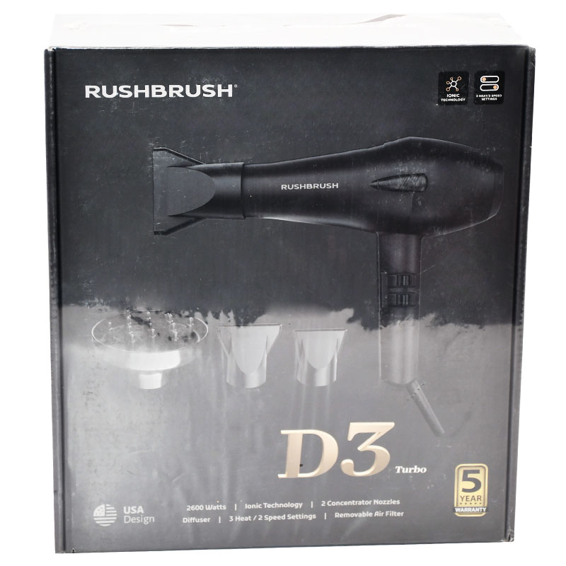 Rush Brush D3 Turbo Black/Rb-D3Turbo