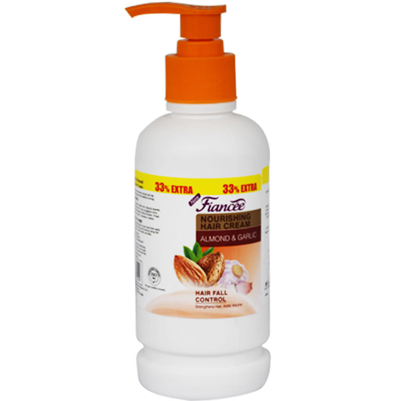 Fiancee Almond and Garlic Nourishing Hair Cream 240ml (Offer Pack)