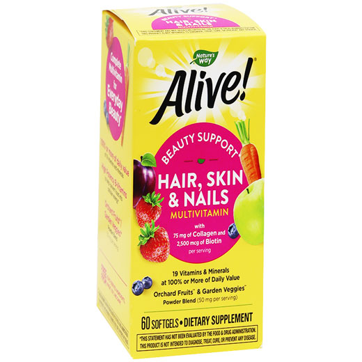 Alive Hair Skin and Nails 60 Soft Gels